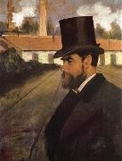 Edgar Degas The man in front of his factory Spain oil painting artist